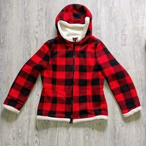 Red Plaid Cozy Fleece from Maine